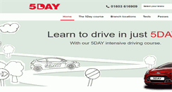 Desktop Screenshot of 5day.co.uk